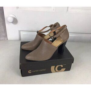 Corso Como Leather Heels Sandals Womens 9